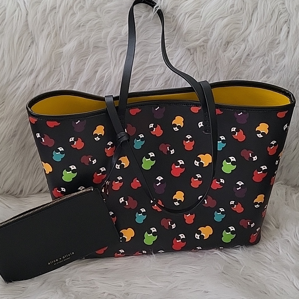 Alice + Olivia signature bag with wallet